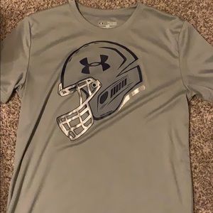 Gray Under Armour T-shirt YXL